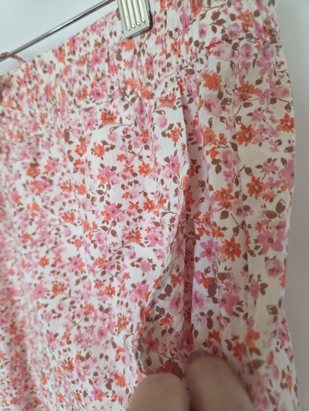 GAP Cottagecore Floral Cotton Wide Straight Leg Lounge Pants - Picture 4 of 14